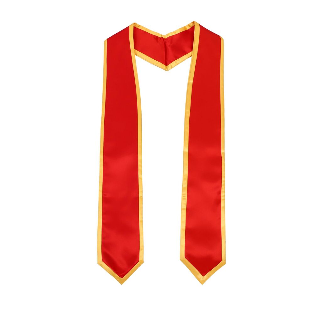 9538 Graduation Honor Stole Classic End with Trim for Unisex Adult 72